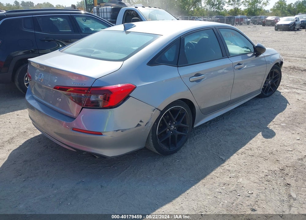2022 HONDA CIVIC SPORT VIN: 2HGFE2F52NH578647