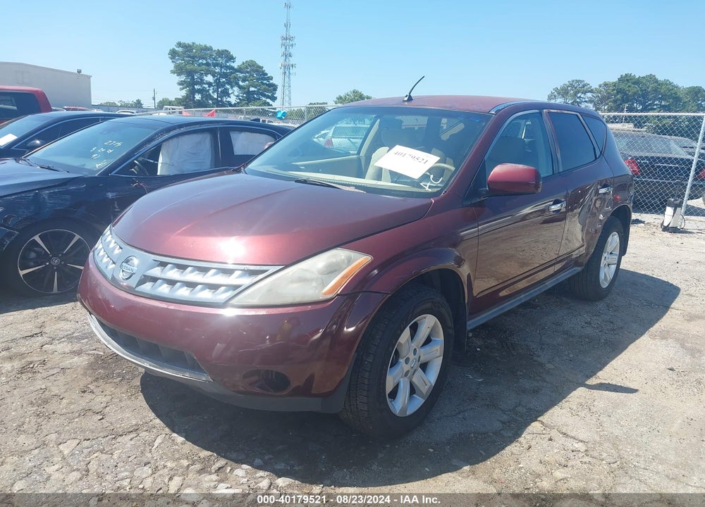 2007 NISSAN MURANO S/SL VIN: JN8AZ08T57W503575
