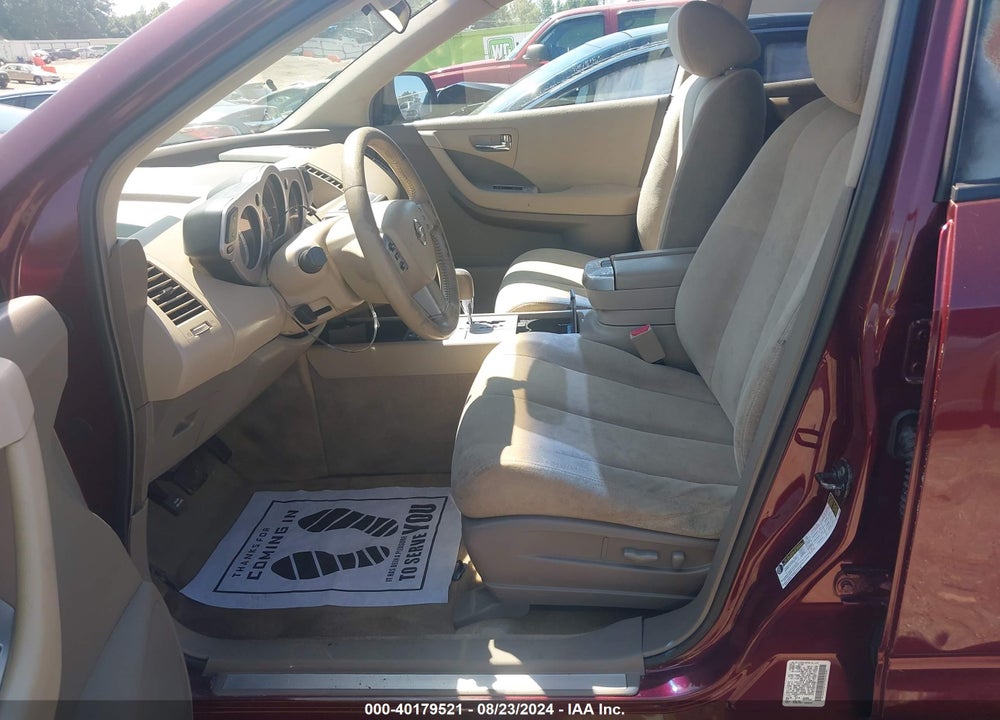 2007 NISSAN MURANO S/SL VIN: JN8AZ08T57W503575
