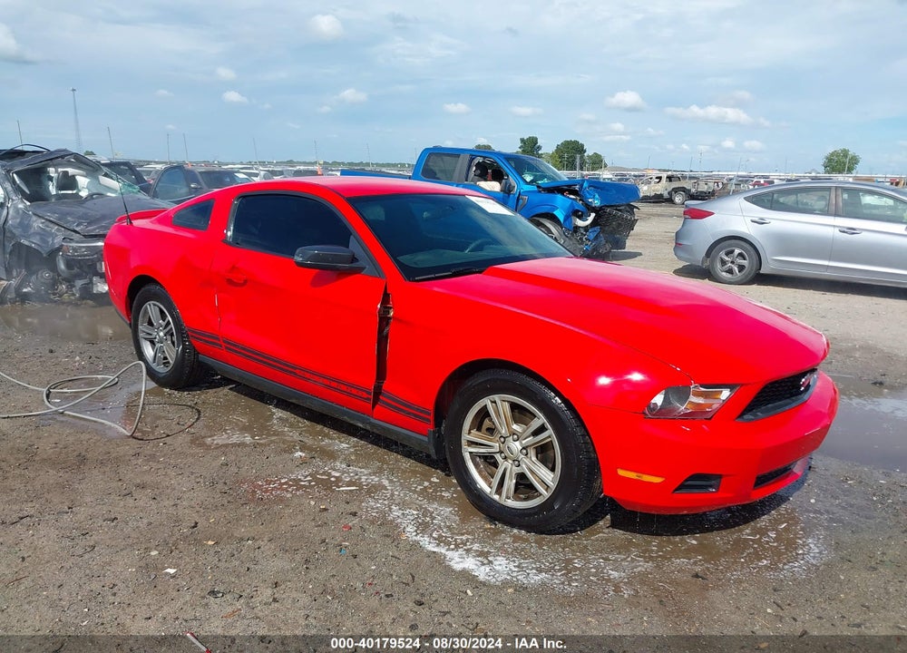 2012 FORD MUSTANG V6 VIN: 1ZVBP8AM0C5215841
