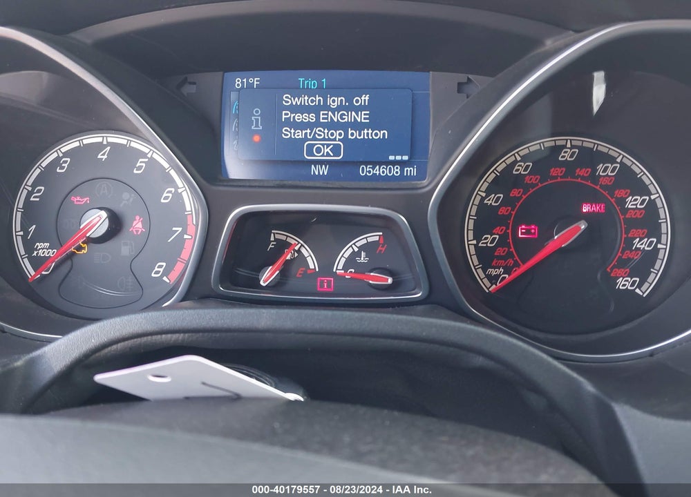 2014 FORD FOCUS ST VIN: 1FADP3L92EL407886