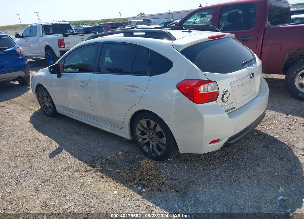 2015 SUBARU IMPREZA 2.0I SPORT LIMITED VIN: JF1GPAW65F8219760