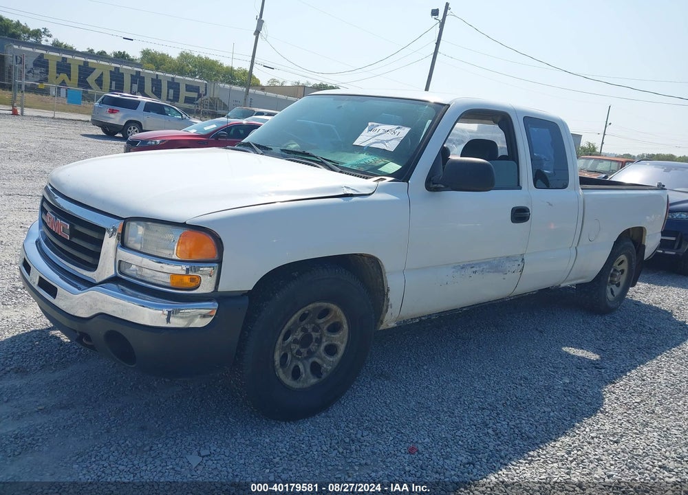 2007 GMC SIERRA 1500 CLASSIC WORK TRUCK VIN: 1GTEC19Z37Z195487