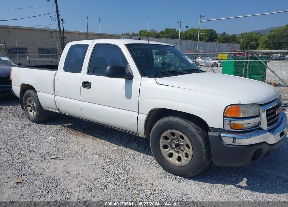2007 GMC SIERRA 1500 CLASSIC WORK TRUCK VIN: 1GTEC19Z37Z195487