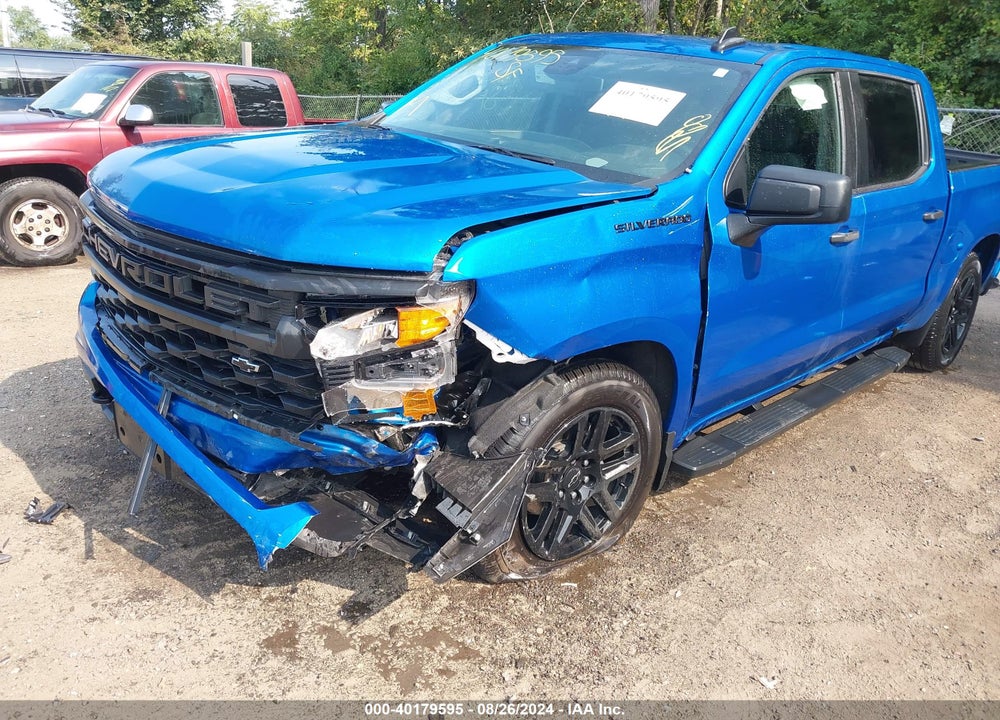 2023 CHEVROLET SILVERADO 1500 4WD SHORT BED CUSTOM VIN: 1GCPDBEK0PZ119942