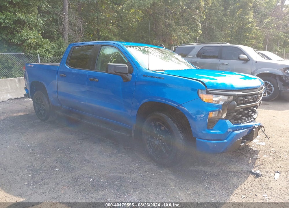 2023 CHEVROLET SILVERADO 1500 4WD SHORT BED CUSTOM VIN: 1GCPDBEK0PZ119942