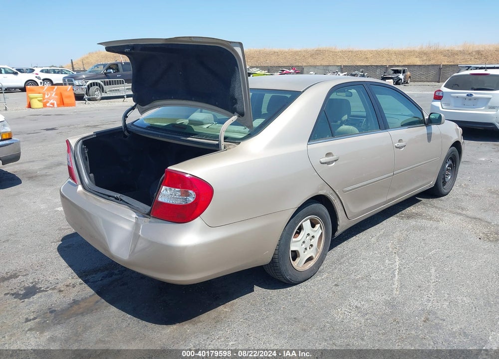 2002 TOYOTA CAMRY LE V6 VIN: 4T1BF30K32U032555