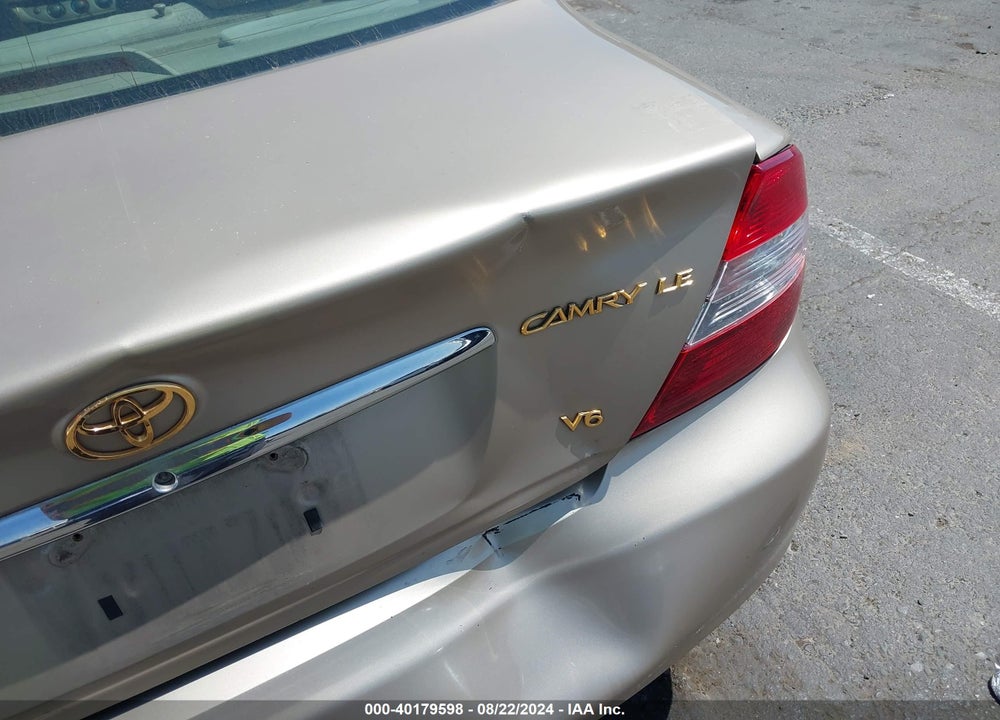 2002 TOYOTA CAMRY LE V6 VIN: 4T1BF30K32U032555