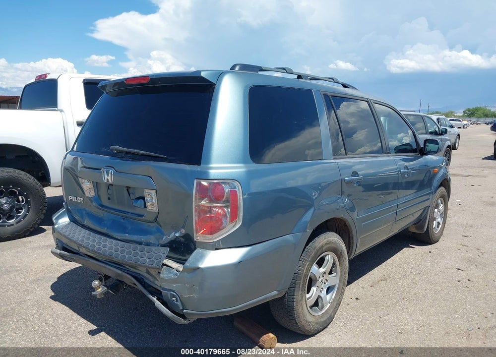 2007 HONDA PILOT EX-L VIN: 2HKYF18797H522664