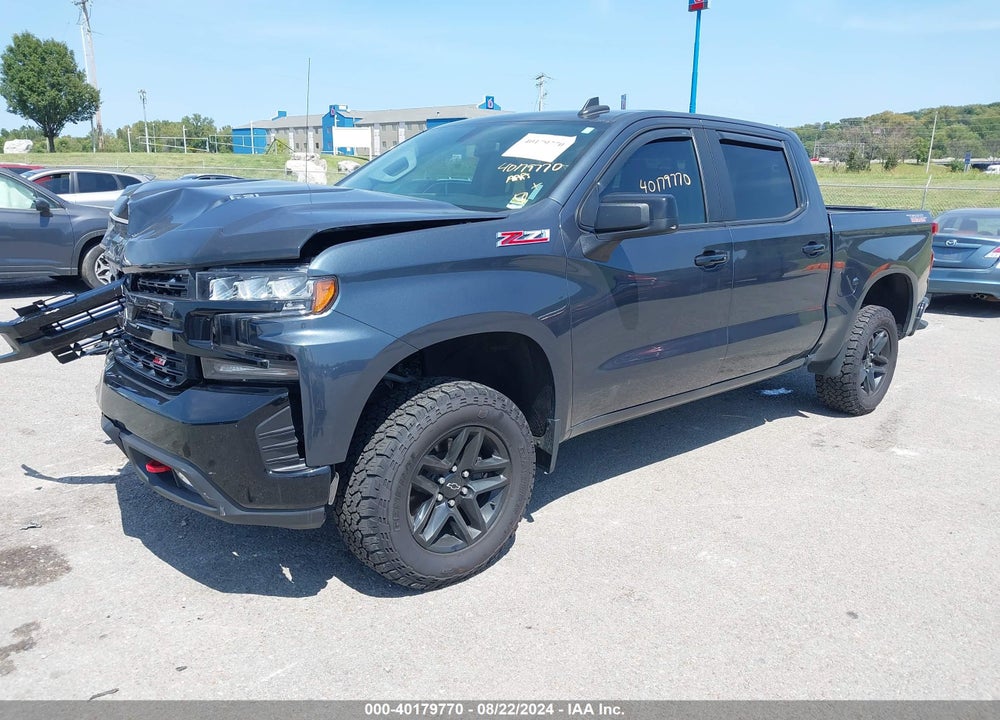 2021 CHEVROLET SILVERADO 1500 4WD SHORT BED LT TRAIL BOSS VIN: 3GCPYFEL6MG173116