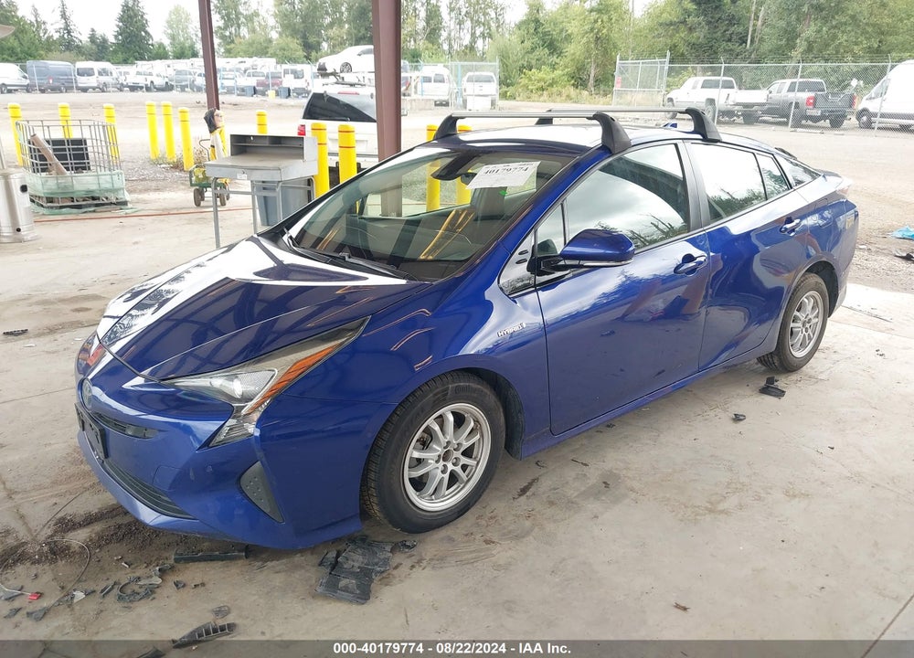 2018 TOYOTA PRIUS TWO VIN: JTDKBRFU3J3595752