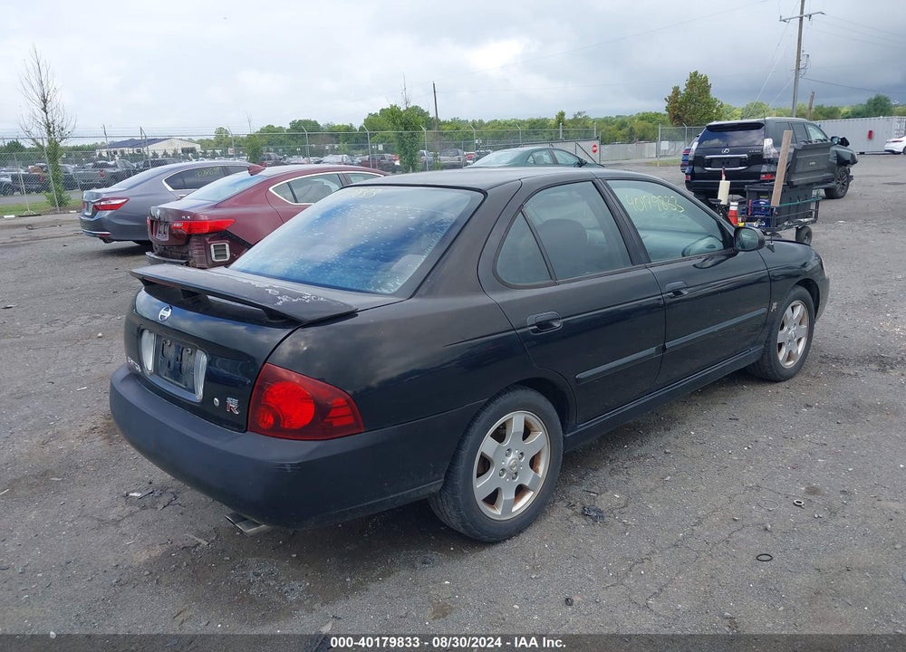 2006 NISSAN SENTRA SE-R VIN: 3N1AB51D66L620556