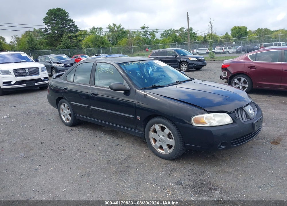 2006 NISSAN SENTRA SE-R VIN: 3N1AB51D66L620556