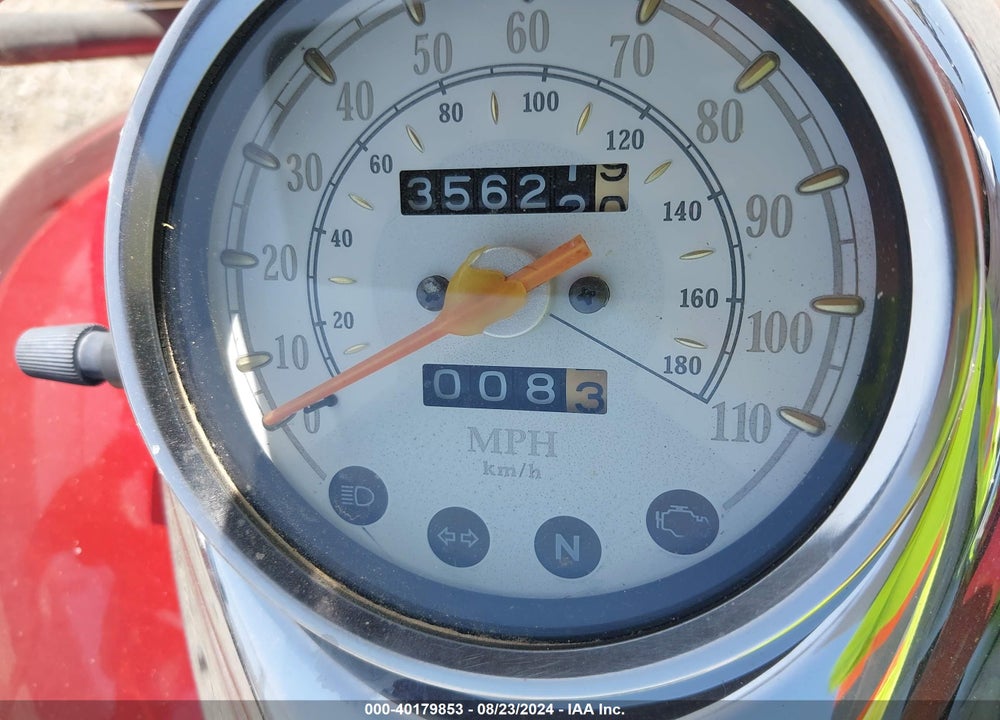 2009 YAMAHA XVS650 A/AT VIN: JYAVM01E59A126345