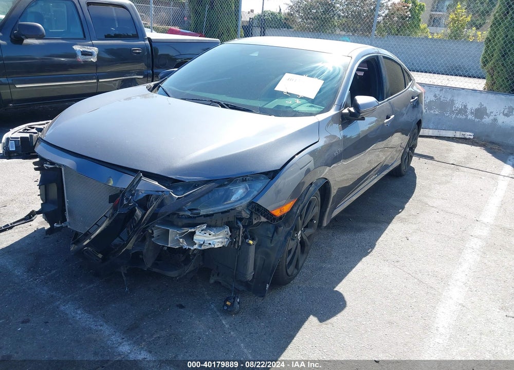 2019 HONDA CIVIC SPORT VIN: 2HGFC2F8XKH549182