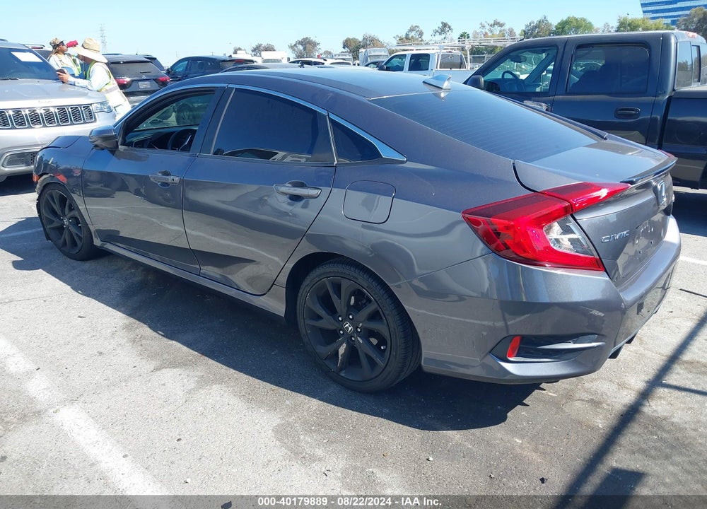 2019 HONDA CIVIC SPORT VIN: 2HGFC2F8XKH549182
