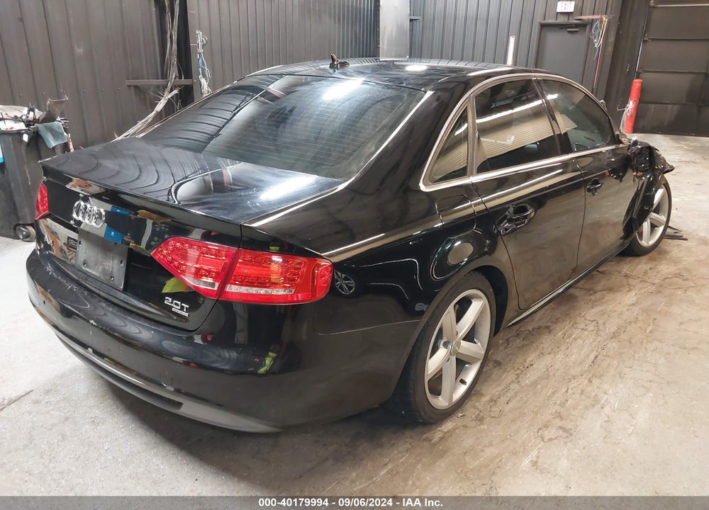 2012 AUDI A4 2.0T PREMIUM VIN: WAUFFAFL6CN016076