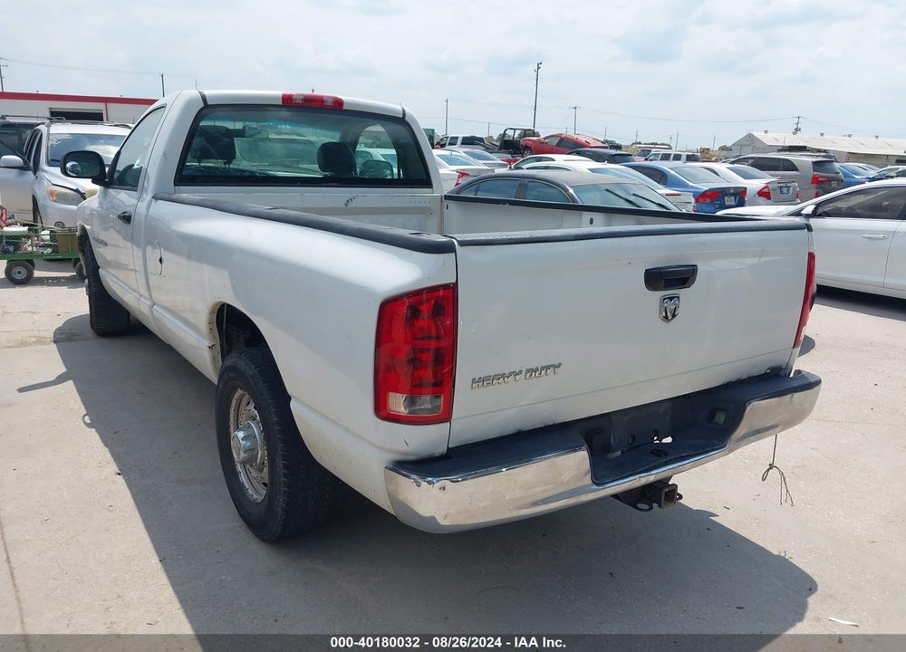 2005 DODGE RAM 2500 VIN: 3D7KR26D25G795940