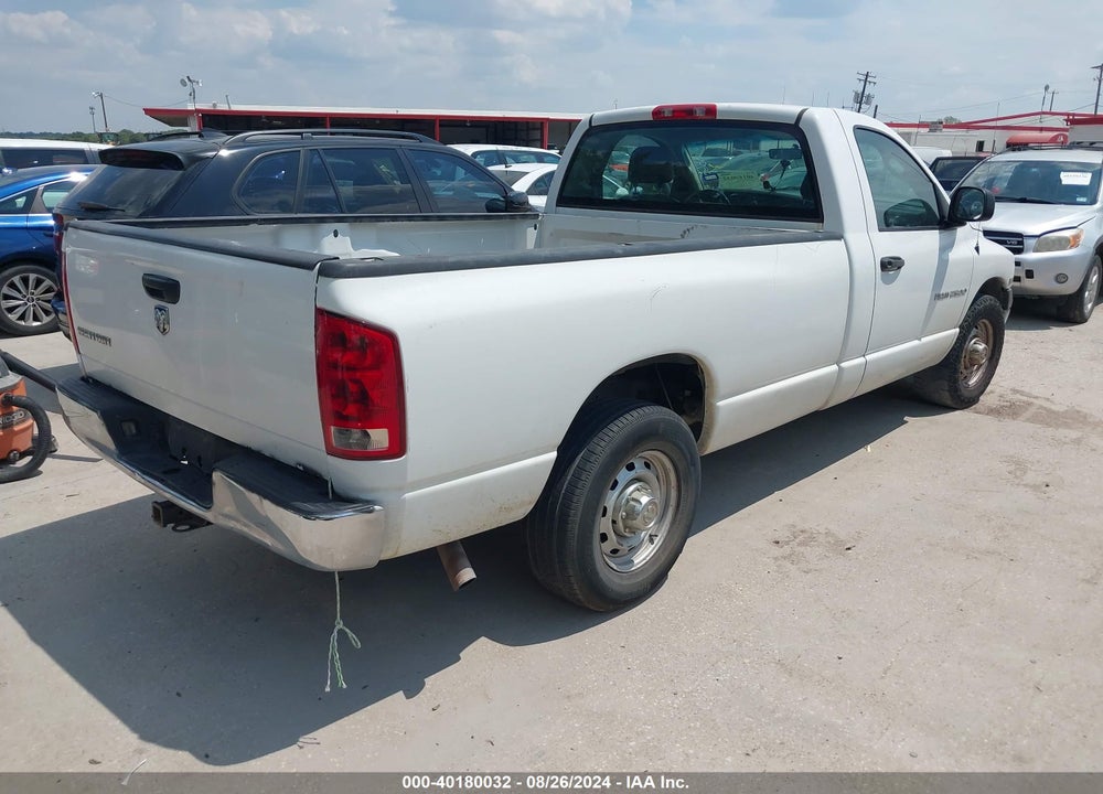 2005 DODGE RAM 2500 VIN: 3D7KR26D25G795940