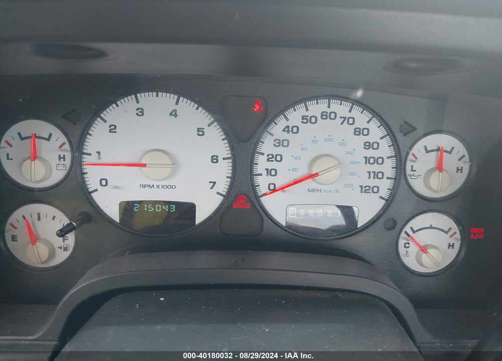 2005 DODGE RAM 2500 VIN: 3D7KR26D25G795940