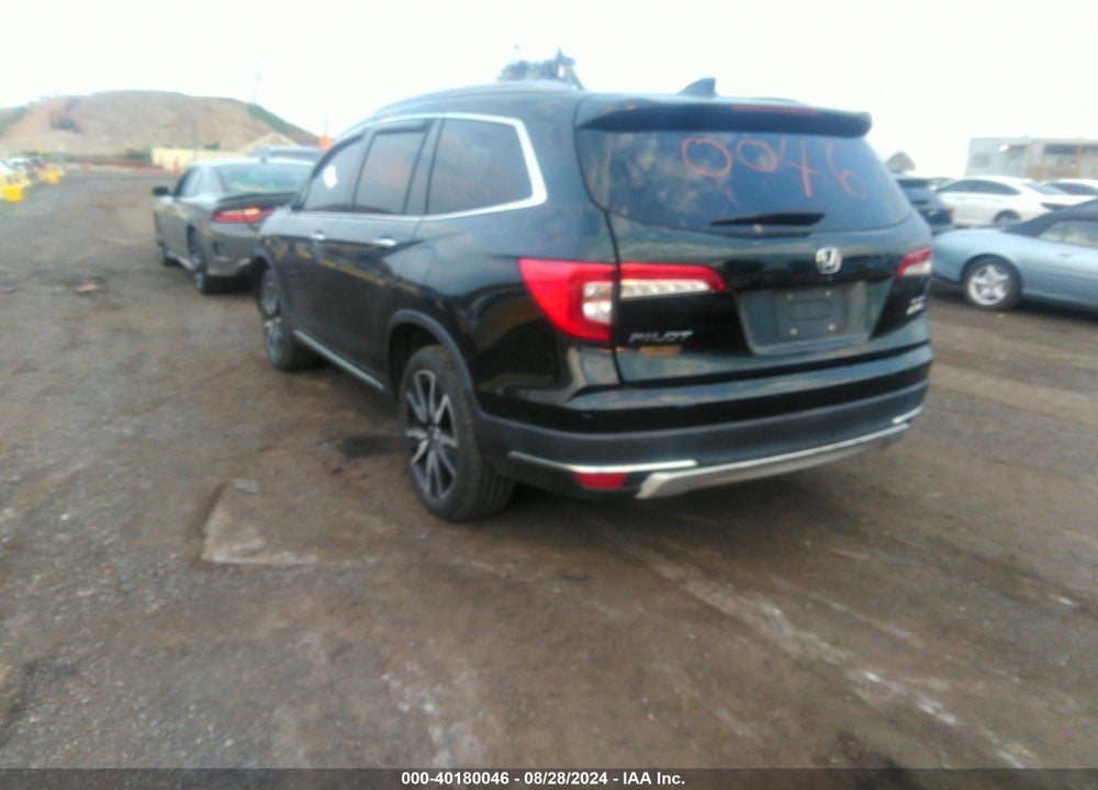 2019 HONDA PILOT ELITE VIN: 5FNYF6H05KB071160