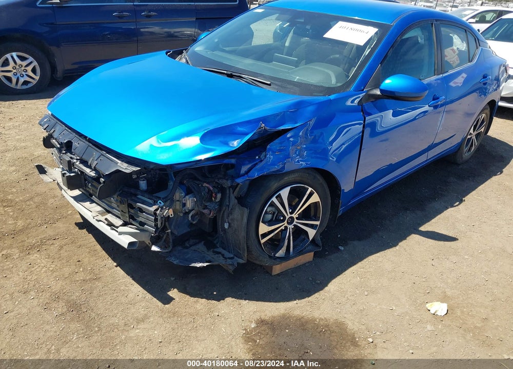 2022 NISSAN SENTRA SV XTRONIC CVT VIN: 3N1AB8CV7NY238920