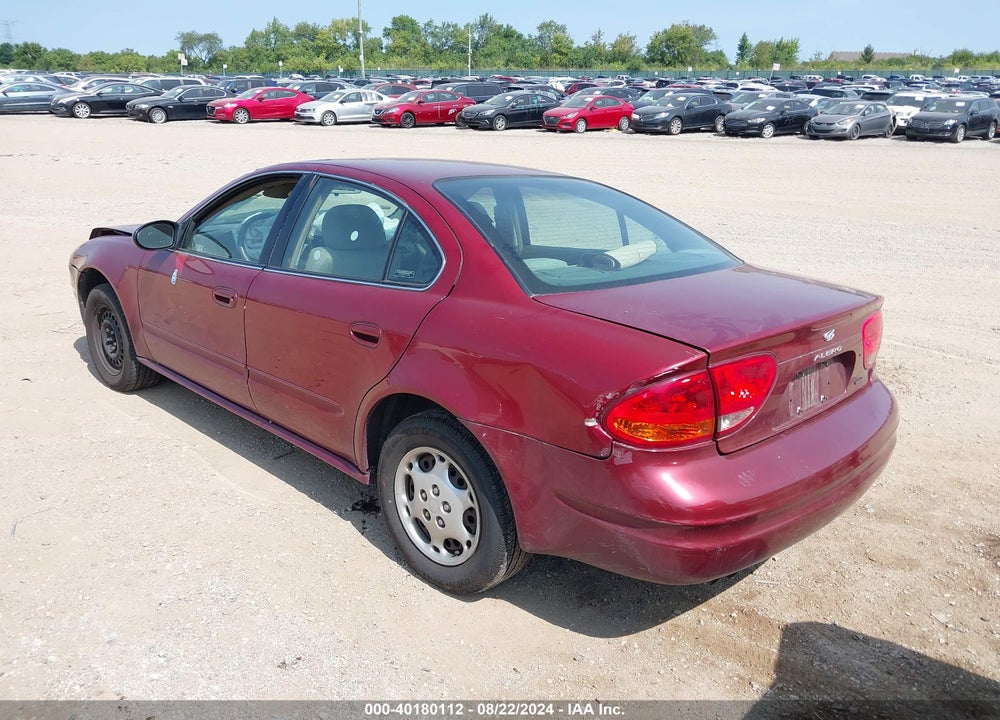 2000 OLDSMOBILE ALERO GX VIN: 1G3NK52T7YC363779