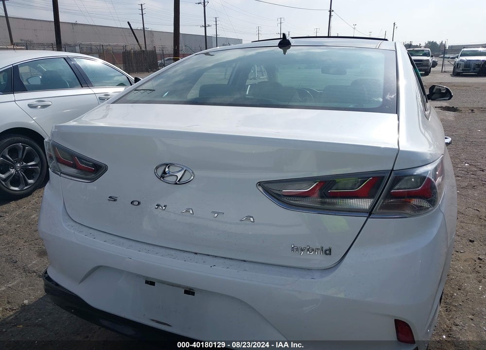 2019 HYUNDAI SONATA HYBRID LIMITED VIN: KMHE34L36KA088670