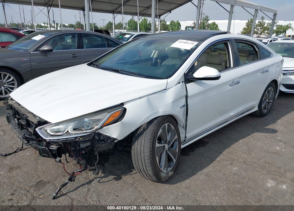 2019 HYUNDAI SONATA HYBRID LIMITED VIN: KMHE34L36KA088670