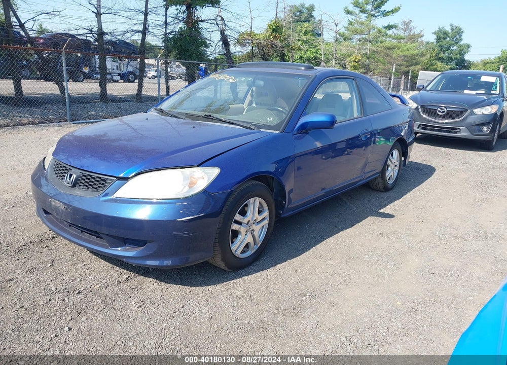2005 HONDA CIVIC EX VIN: 1HGEM22935L020686