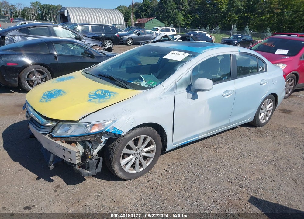 2012 HONDA CIVIC EX VIN: 19XFB2F81CE325717
