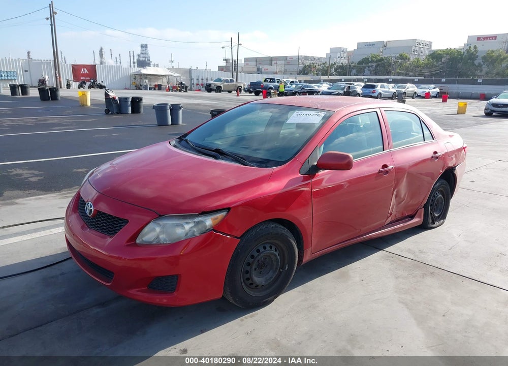 2010 TOYOTA COROLLA LE VIN: 1NXBU4EE8AZ242033