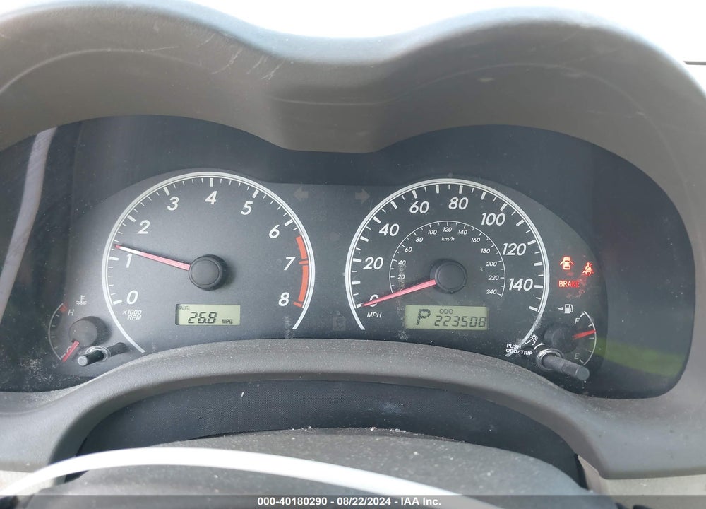 2010 TOYOTA COROLLA LE VIN: 1NXBU4EE8AZ242033