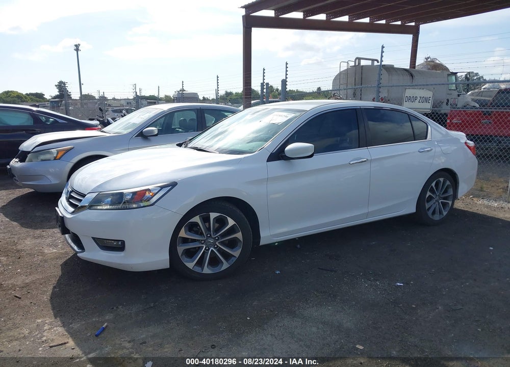 2015 HONDA ACCORD SPORT VIN: 1HGCR2F58FA263181