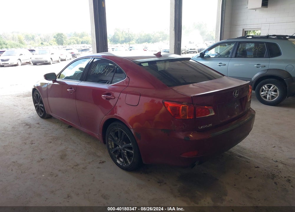 2009 LEXUS IS 250 VIN: JTHBK262192090444