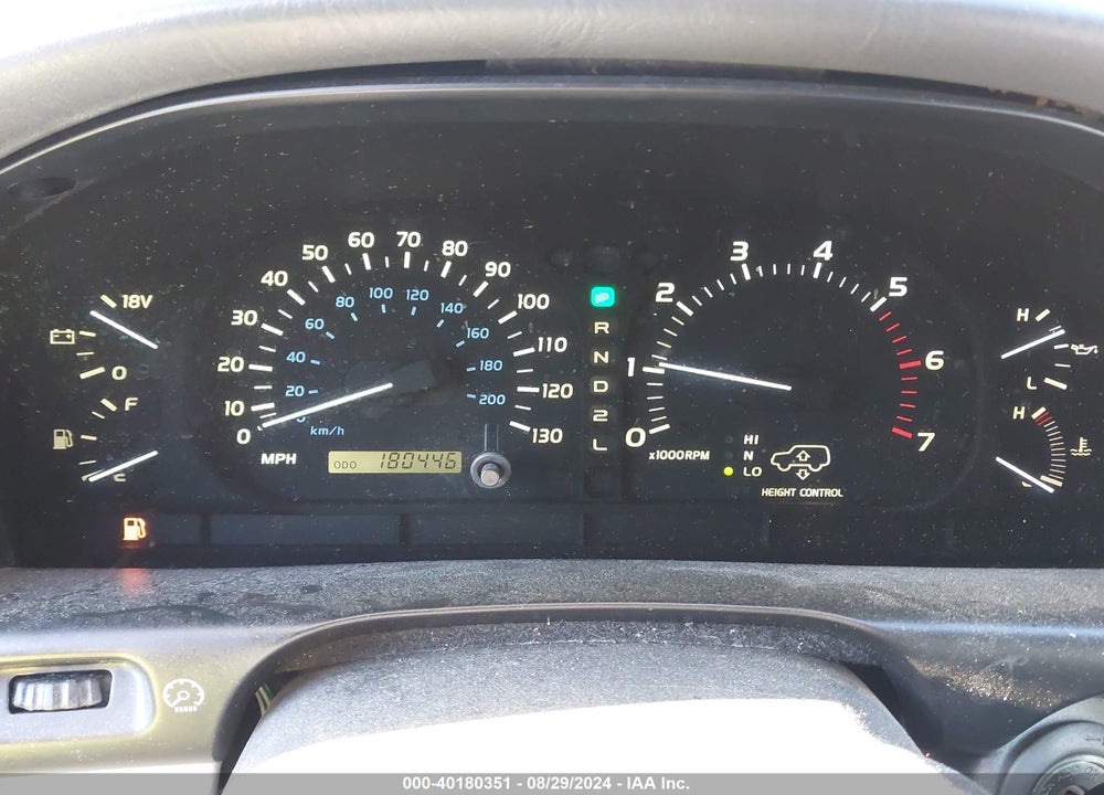 1999 LEXUS LX 470 VIN: JT6HT00W1X0044511