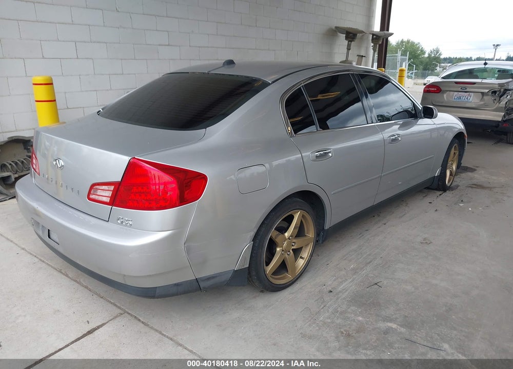 2004 INFINITI G35 VIN: JNKCV51E64M110098