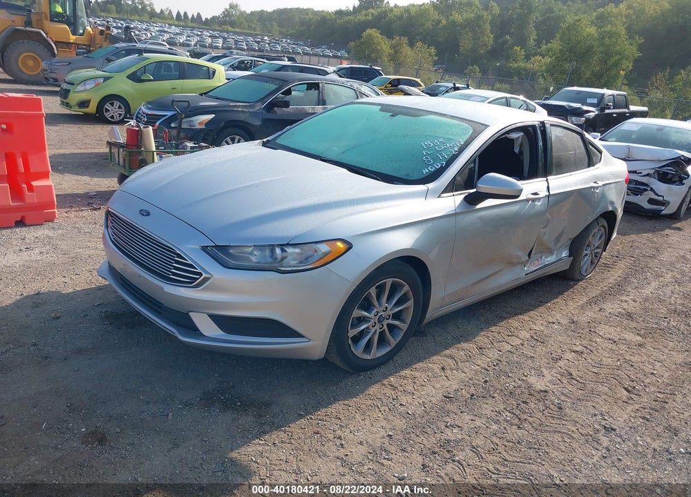 2017 FORD FUSION SE VIN: 3FA6P0H72HR125476