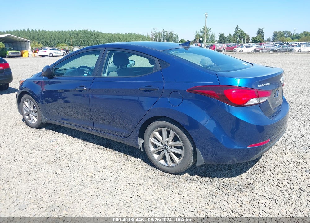 2015 HYUNDAI ELANTRA SE VIN: 5NPDH4AE7FH589281