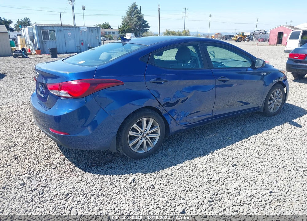 2015 HYUNDAI ELANTRA SE VIN: 5NPDH4AE7FH589281