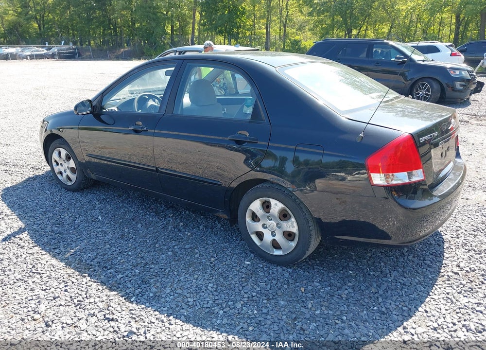 2009 KIA SPECTRA EX VIN: KNAFE222X95662722