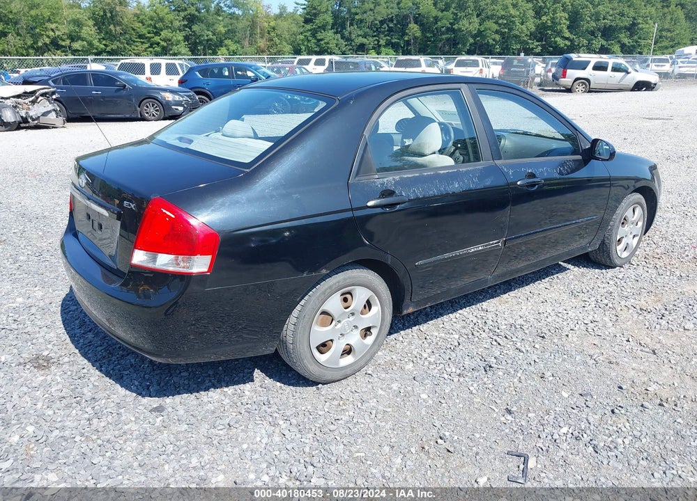 2009 KIA SPECTRA EX VIN: KNAFE222X95662722