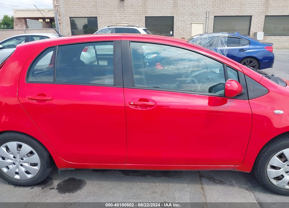 2009 TOYOTA YARIS VIN: JTDKT903795234828