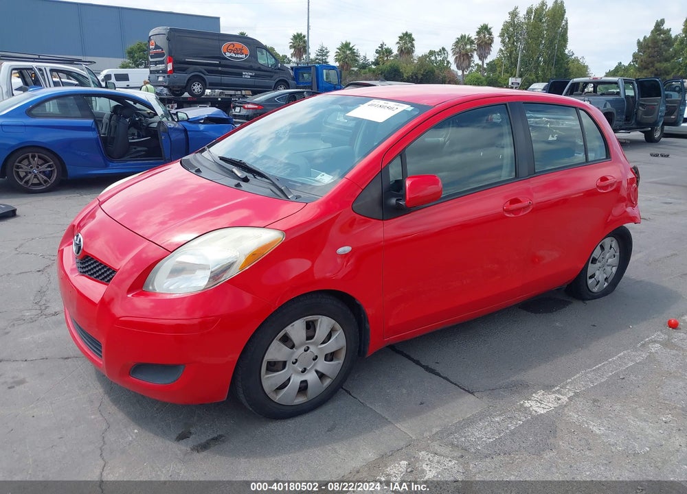 2009 TOYOTA YARIS VIN: JTDKT903795234828