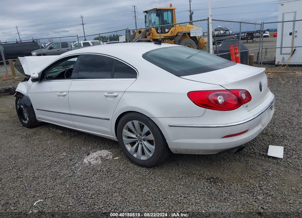 2011 VOLKSWAGEN CC SPORT VIN: WVWMP7AN5BE730752
