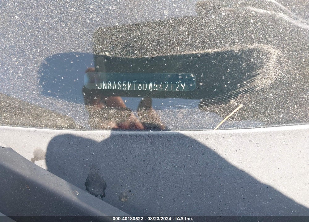 2013 NISSAN ROGUE S VIN: JN8AS5MT8DW542129