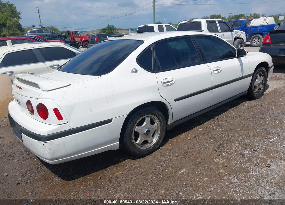 2004 CHEVROLET IMPALA VIN: 2G1WF52E949272839
