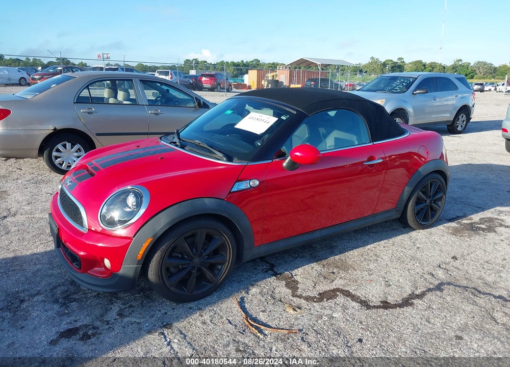 2014 MINI ROADSTER COOPER S VIN: WMWSY3C57ET594860
