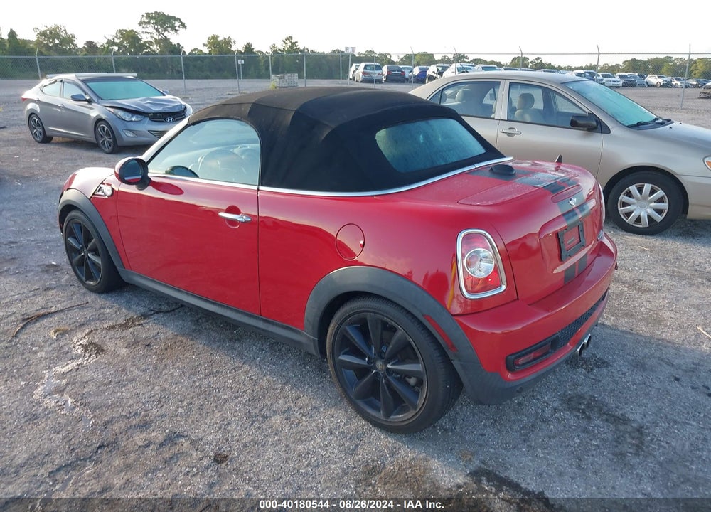 2014 MINI ROADSTER COOPER S VIN: WMWSY3C57ET594860