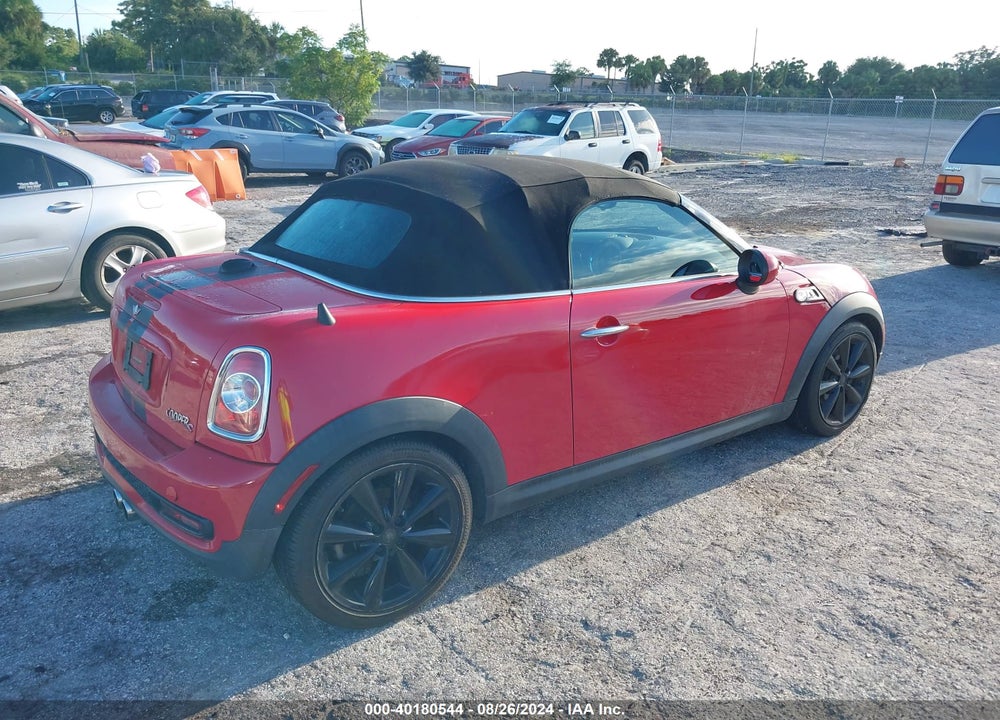 2014 MINI ROADSTER COOPER S VIN: WMWSY3C57ET594860